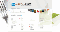 Desktop Screenshot of americascuisine.com